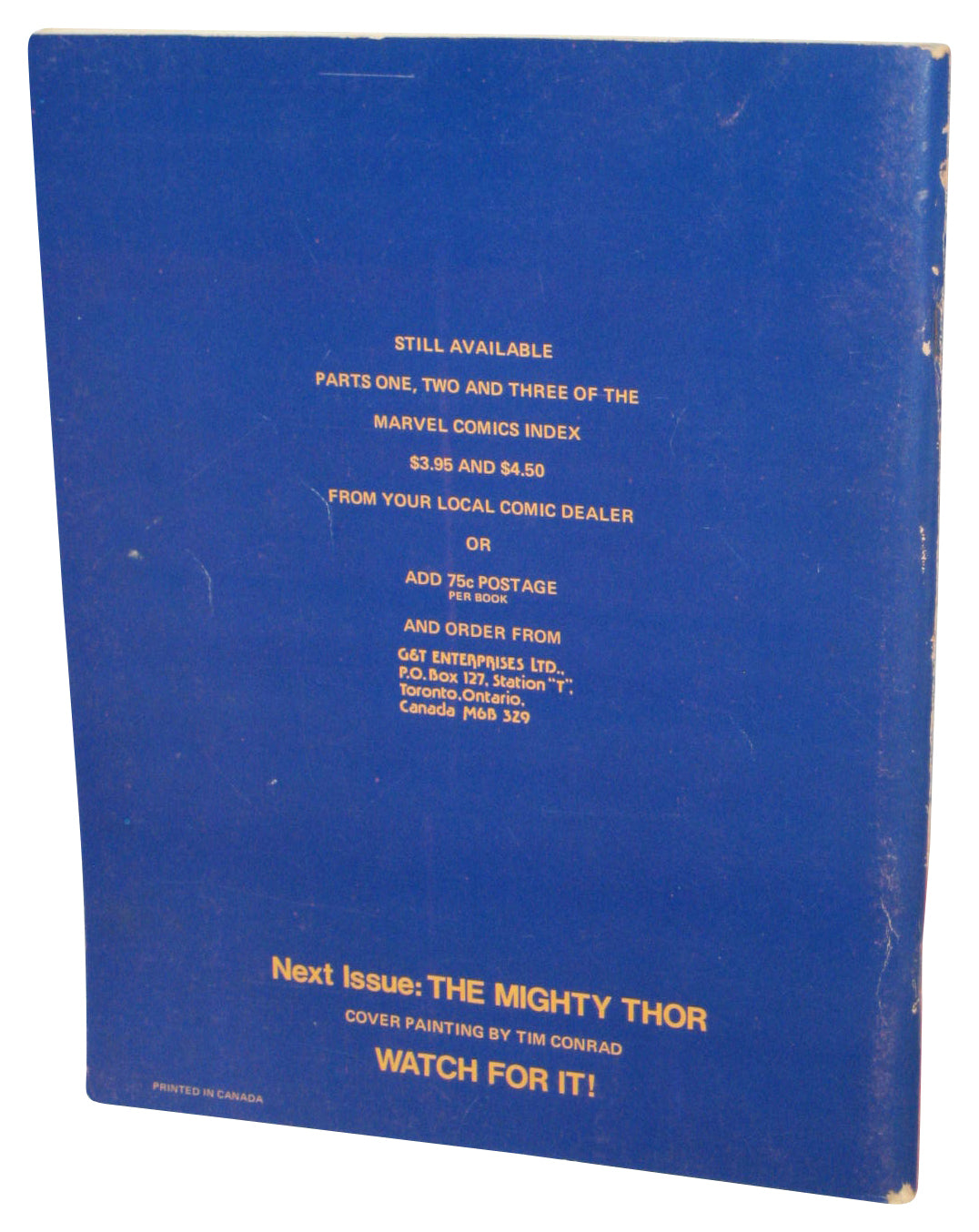 Marvel Comics Index Fantastic Four Paperback Book No. 4