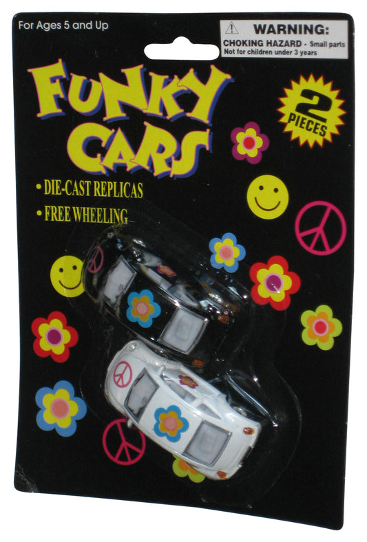 Funky Cars Die-Cast Replicas Free Wheeling (1999) Boley Volkswagen Beetle Toy Car 2-Pack