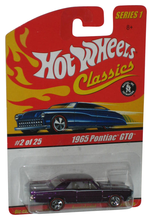 Hot Wheels Classics Series 1 (2004) Purple 1965 Pontiac GTO Car #2/25