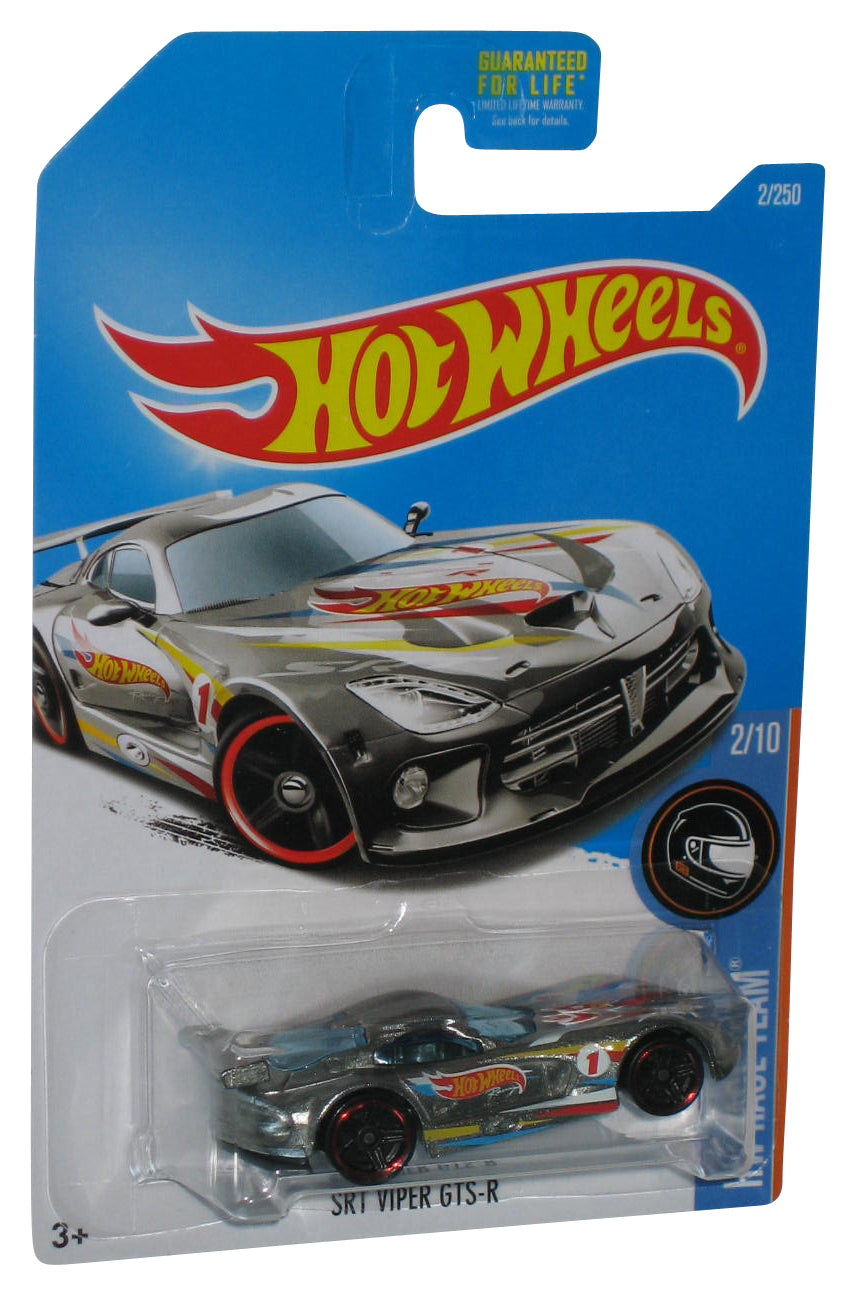 Hot Wheels HW Race Team 2/10 (2015) Silver SRT Viper GTS-R Toy Car 2/250