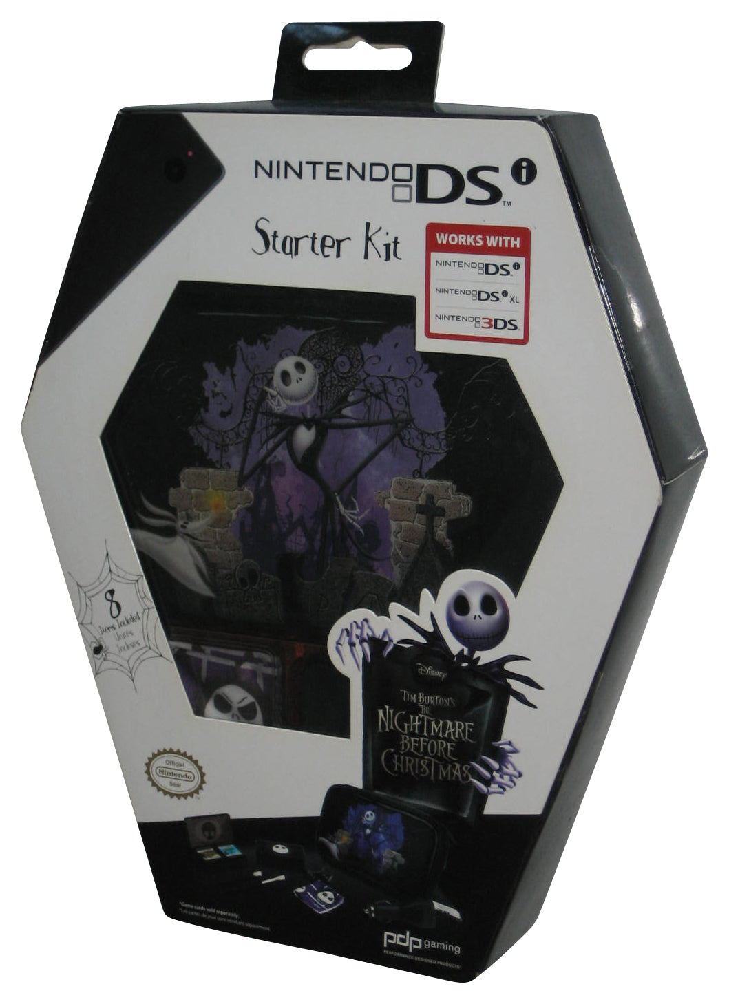 Nightmare Before Christmas Nintendo DS / XL / 3DS PDP Gaming (2011) Starter Kit Carrying Case
