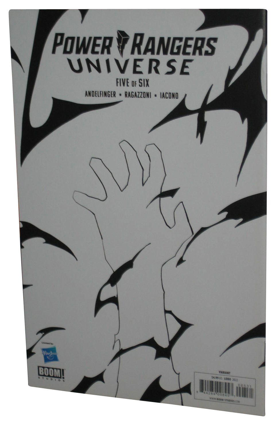 Power Rangers Boom Studios Kath Lobo Virgin Variant Purple Dark Ranger Comic Book #5 of 6