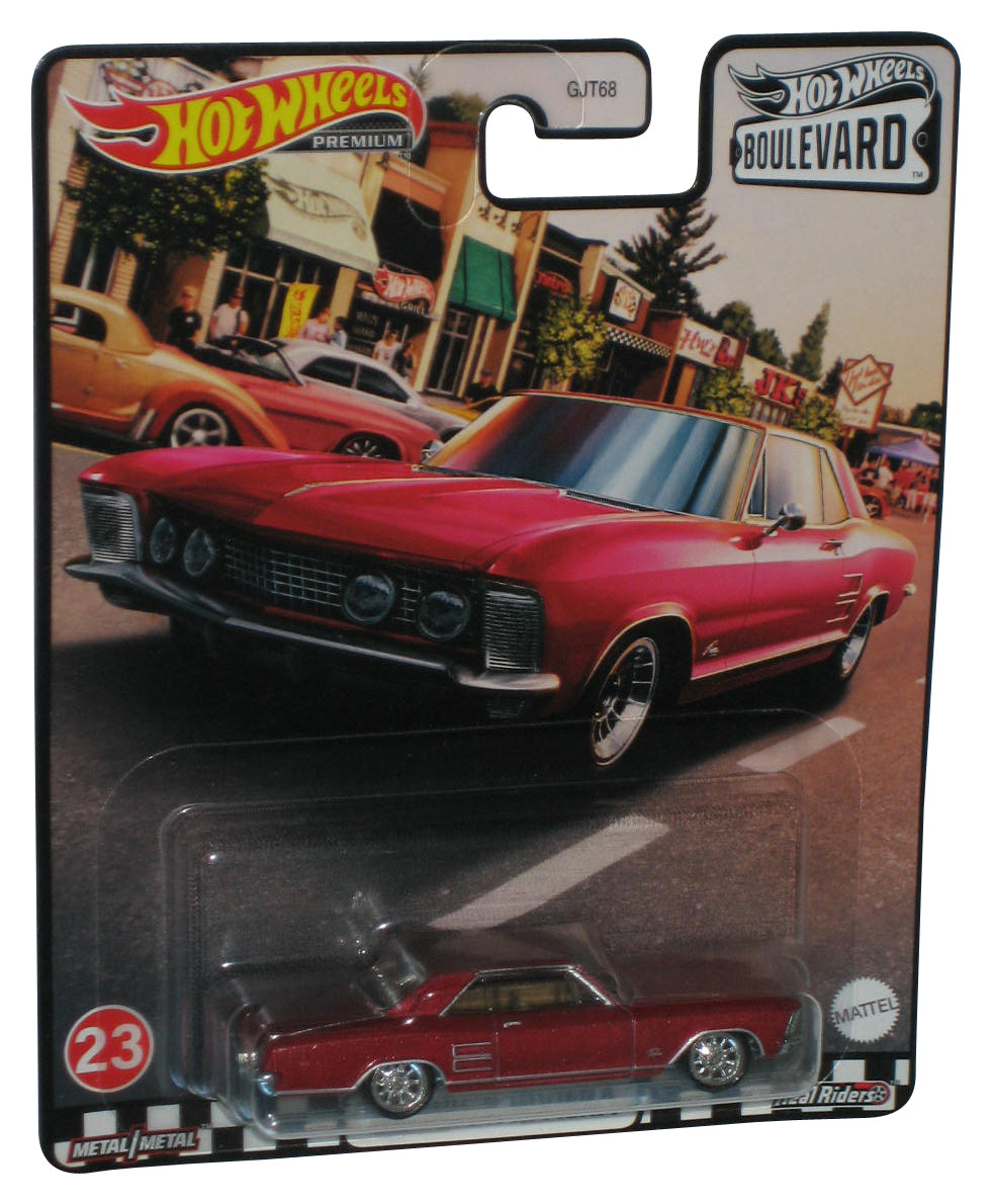 Hot Wheels Boulevard (2020) Red '64 Buick Riviera Real Riders Toy Car #23