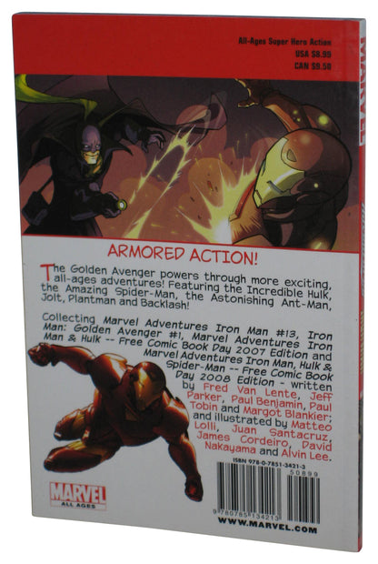 Marvel Adventures Iron Man Armored Avenger (2008) Paperback Book