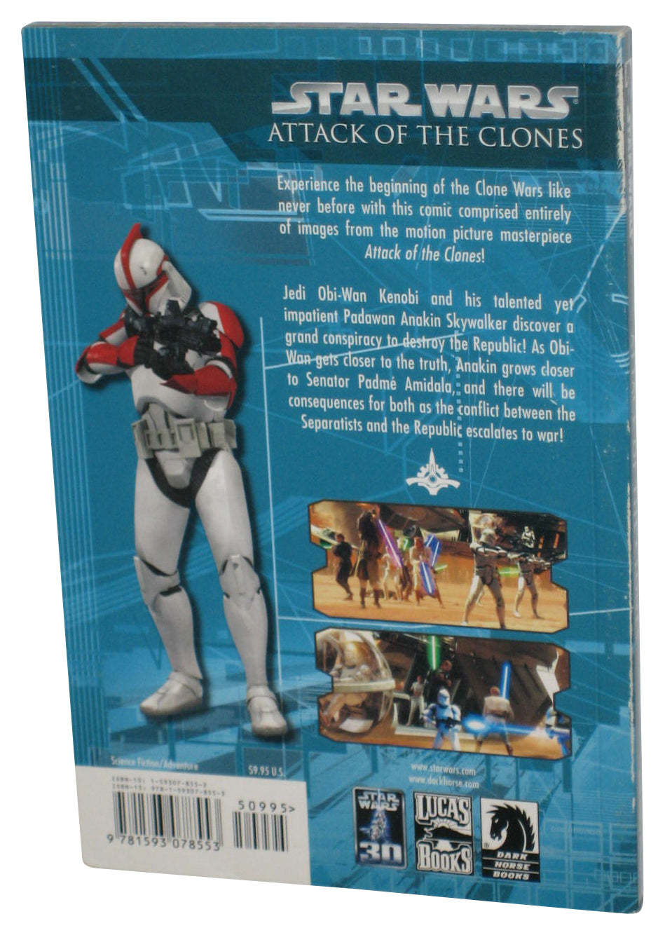 Star Wars Episode II Attack of The Clones (2007) Dark Horse Paperback Book