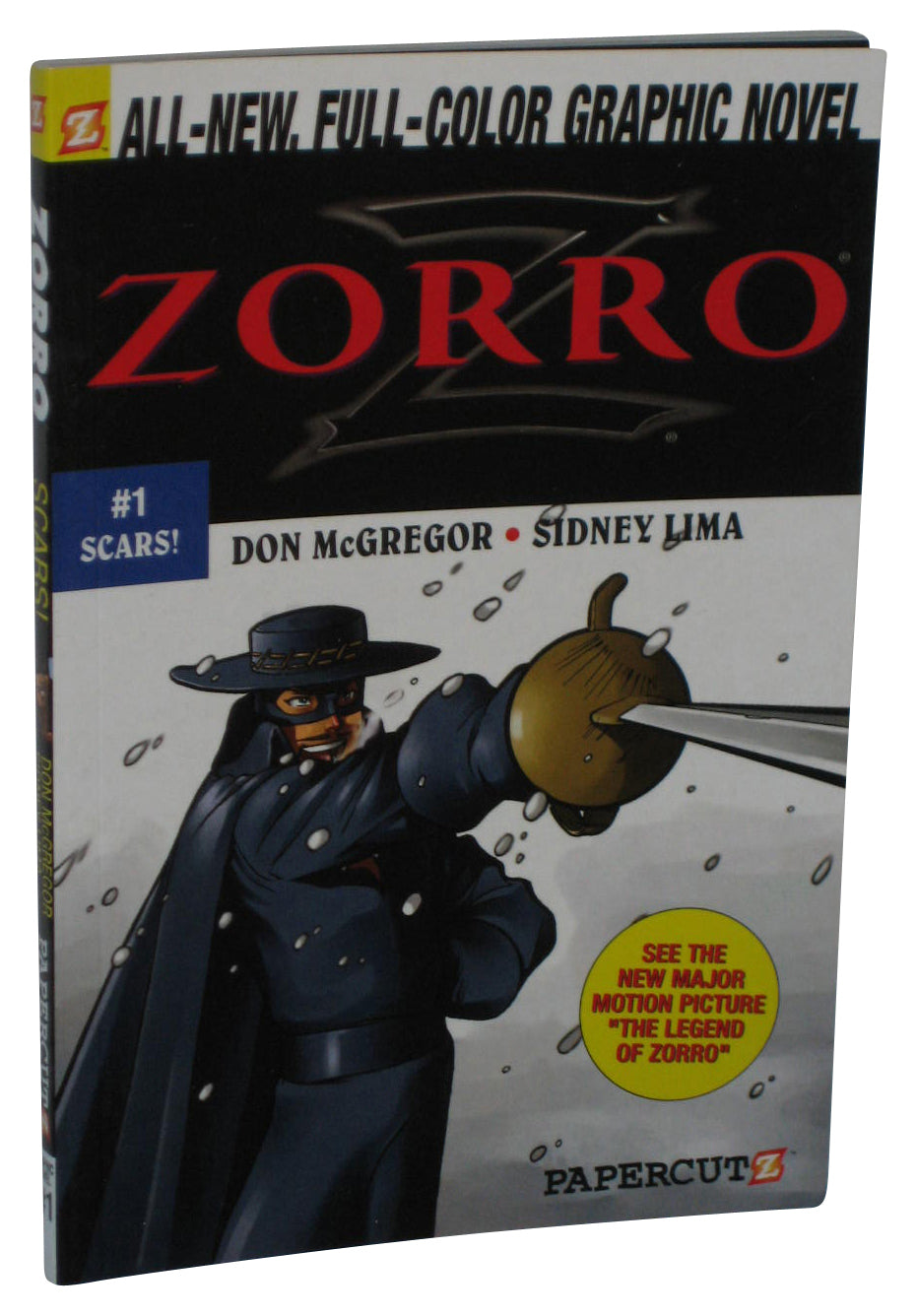 Zorro Vol. 1 Scars! (2009) Papercutz Graphic Novel Paperback Book