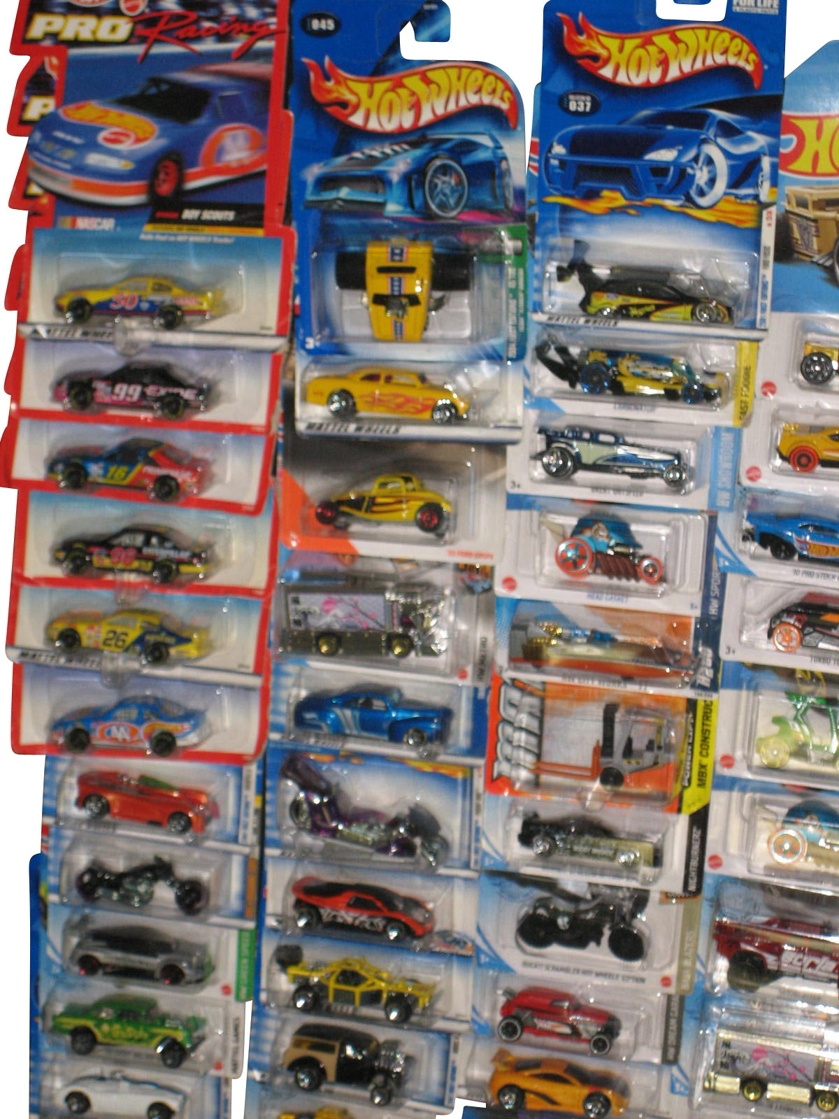Hot Wheels Mattel Die Cast Mixed Collection -- (Lot of 74 Toy Cars)
