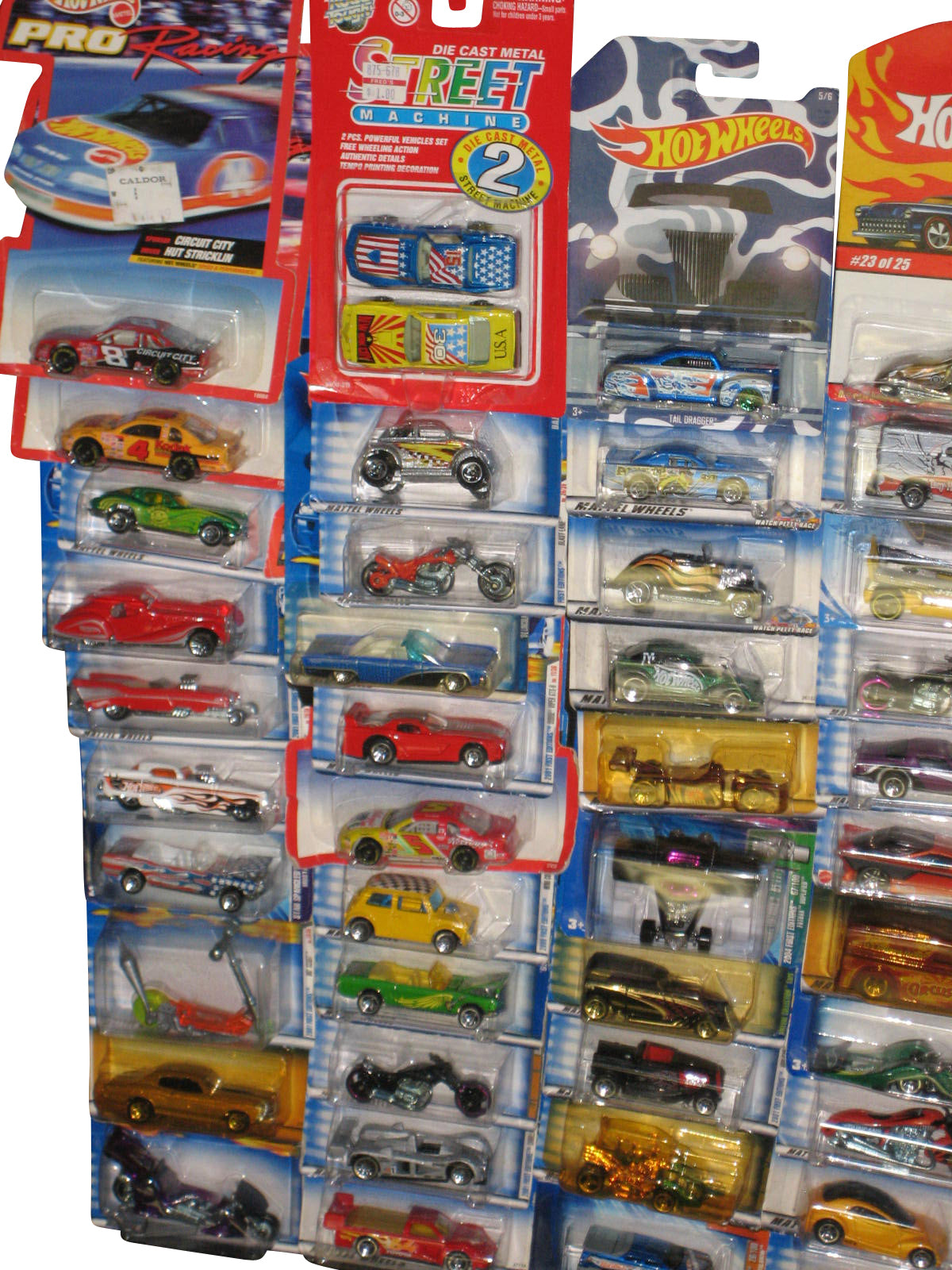 Hot Wheels & Some Misc. Mattel Die Cast Mixed Collection -- (Lot of 75 Toy Cars)