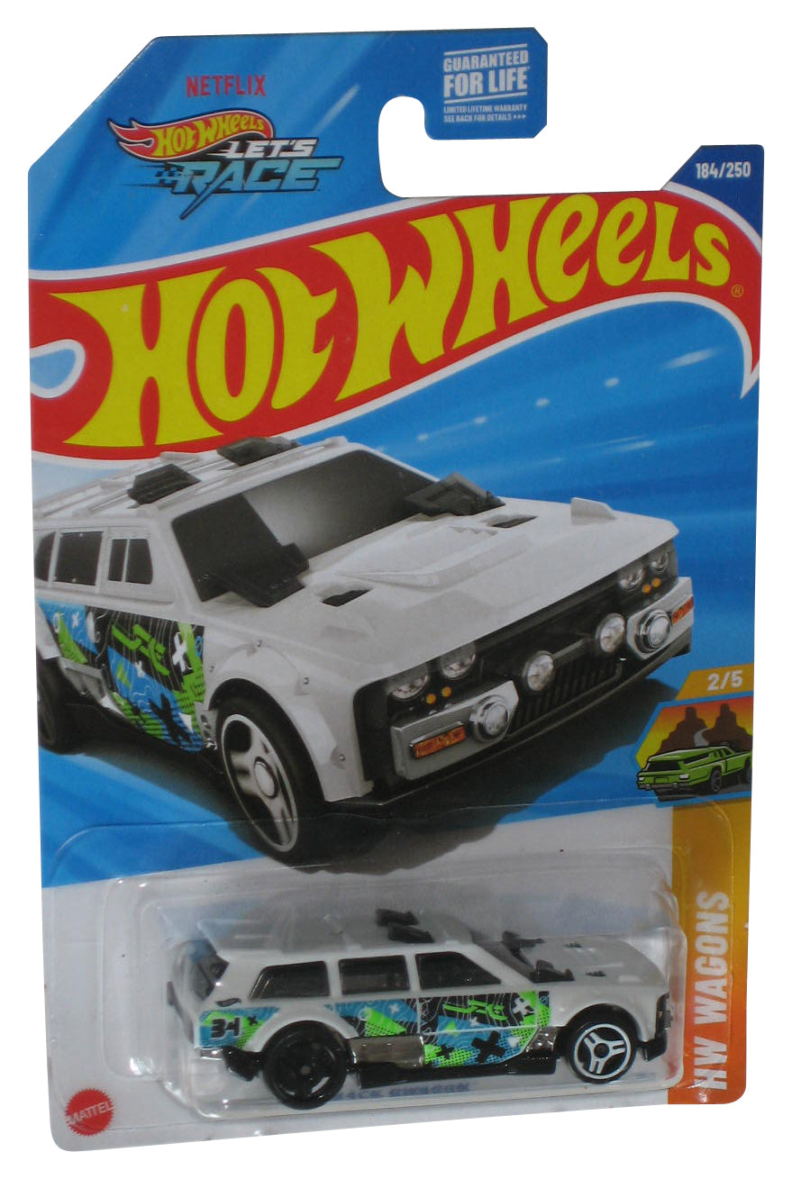 Hot Wheels Let's Race HW Wagons 2/5 (2024) White Track Dwagon Toy Car 184/250