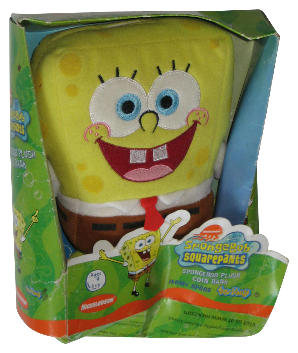 Spongebob Squarepants (2002) Toy Vault Plush Coin Bank
