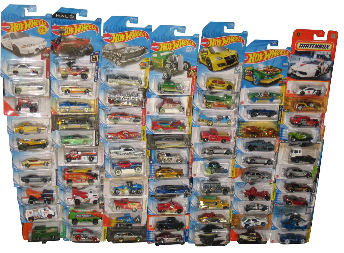 Hot Wheels & Matchbox Die Cast Mixed Collection -- (Lot of 75 Toy Cars)