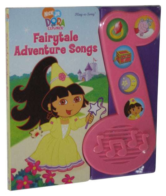 Nick Jr. Dora The Explorer Fairytale Adventure (2007) Play-A-Song Music Hardcover Book