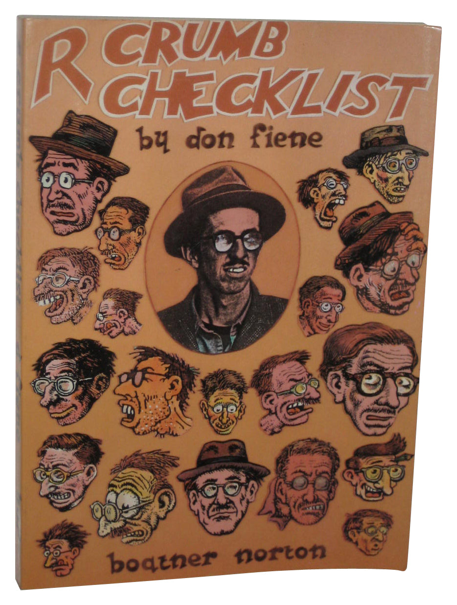 R Crumb Checklist of Work and Criticism (1981) Paperback Book - (Don Fiene)