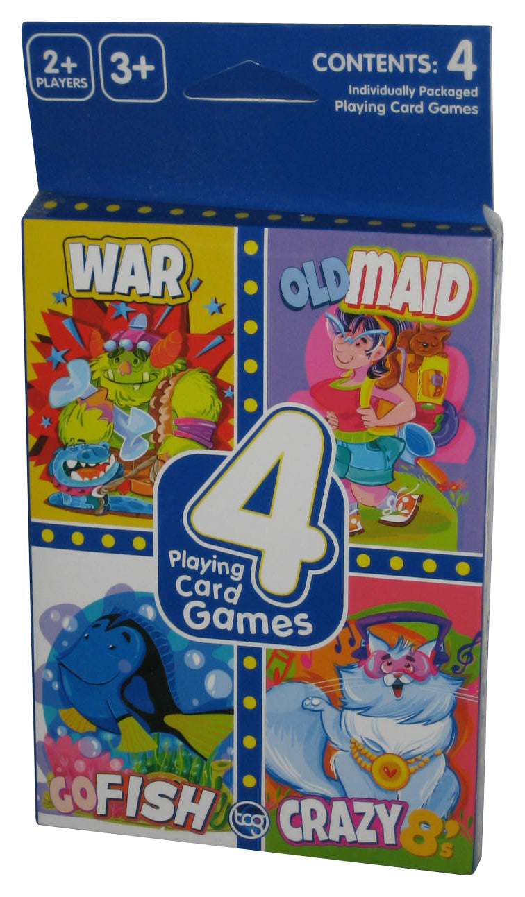 TCG Toys War Old Maid Go Fish & Crazy 8's (2021) Playing Card Game Pack
