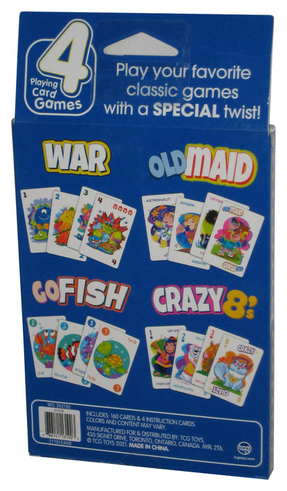 TCG Toys War Old Maid Go Fish & Crazy 8's (2021) Playing Card Game Pack