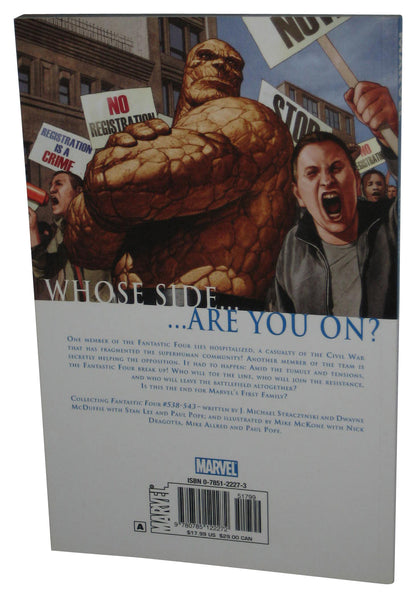 Marvel Comics Civil War Fantastic Four (2016) Paperback Book