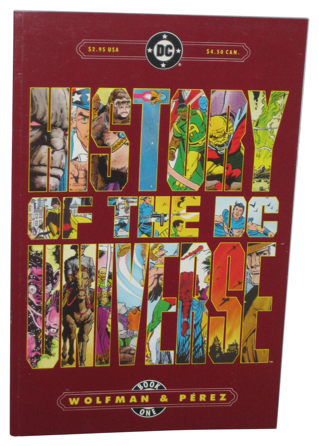 DC Comics History of The DC Universe Vol. 1 (1986) Paperback Book