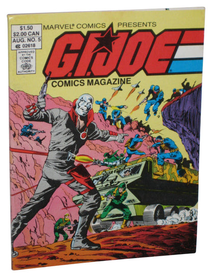 Marvel Comics GI Joe Aug No. 5 (1987) Small Mini Magazine Book