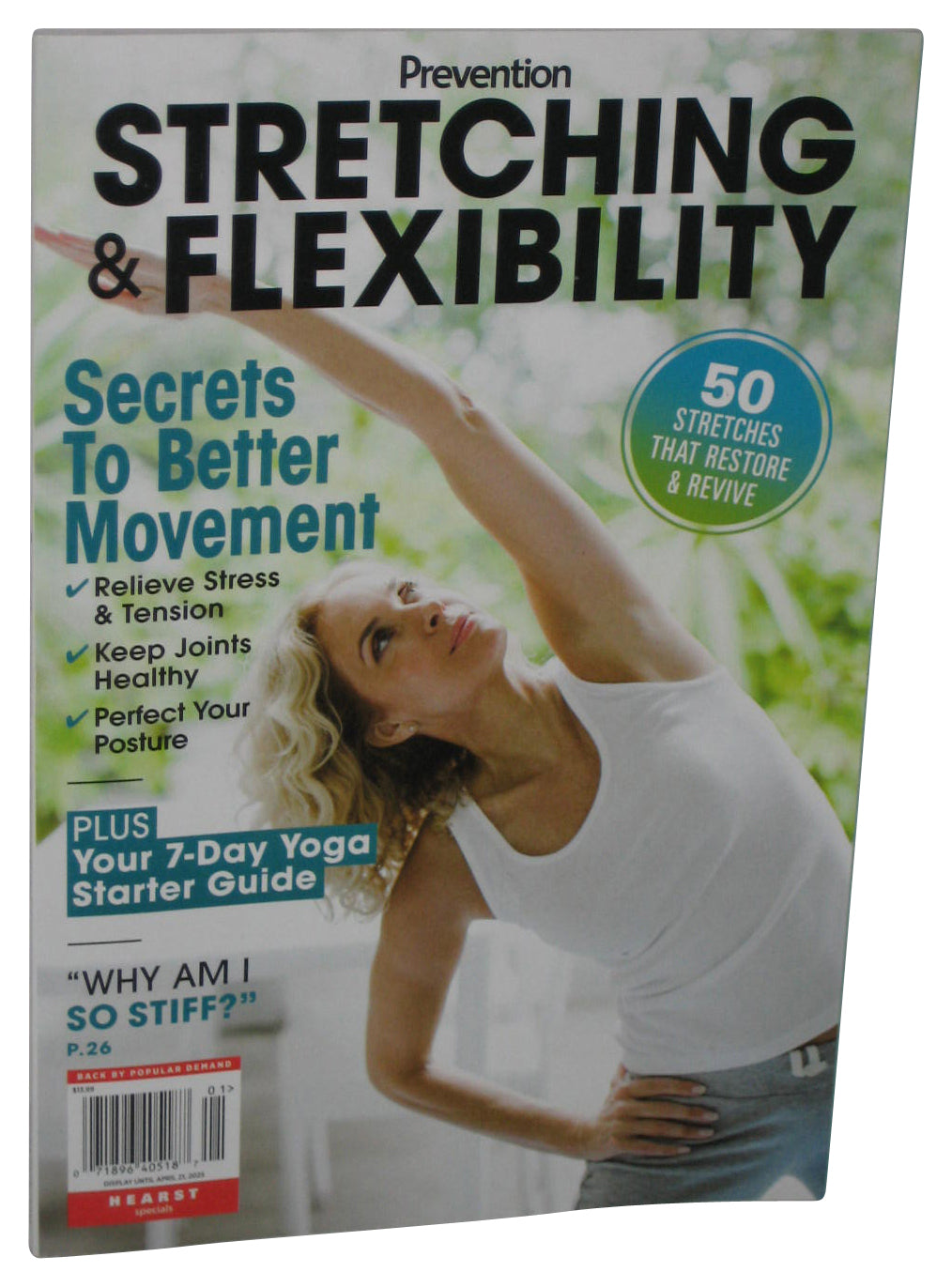 Prevention Stretching & Flexibility 2025 Magazine Book - (50 Stretches That Restore & Revive)