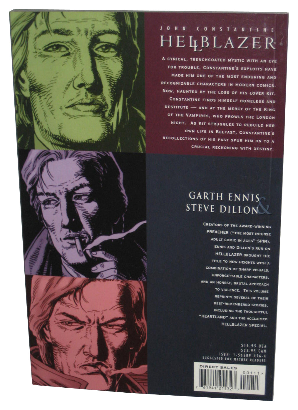 John Constantine Hellblazer Tainted Love (1998) Vertigo DC Paperback Book