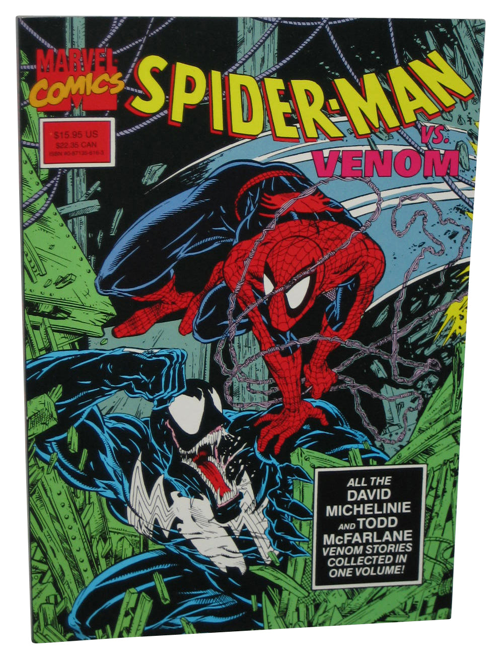 Marvel Comics Spider-Man vs Venom (1990) Paperback Book
