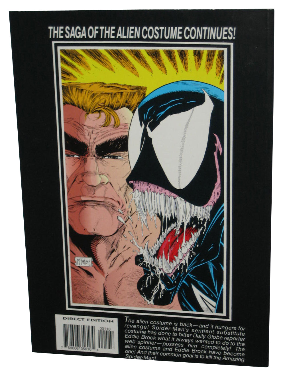 Marvel Comics Spider-Man vs Venom (1990) Paperback Book
