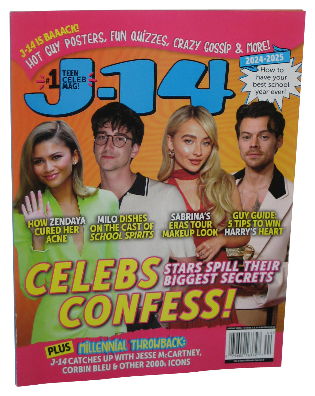 J-14 Celebs Confess! 2024 Magazine Book