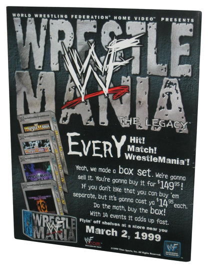 WWF Raw Wrestling April 1999 Magazine Book w/ Poster - (Sable Rocks The Mansion Cover)
