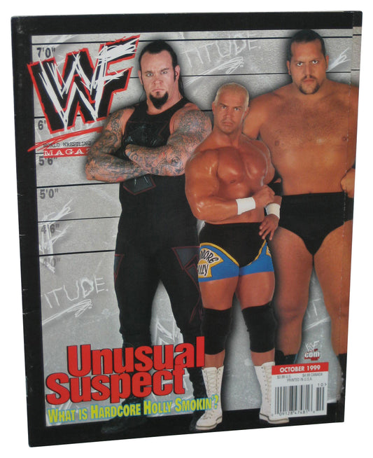 WWF Wrestling October 1999 Magazine Book - (Unusual Suspect Cover)