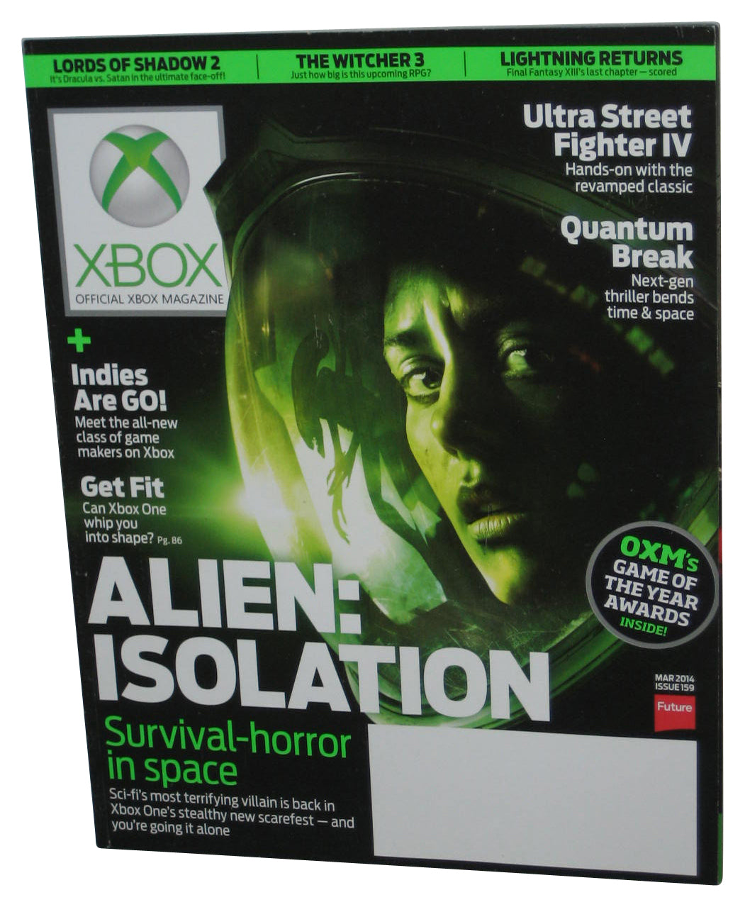 Xbox March 2014 Official Magazine Book Issue #159 - (Alien Isolation Cover)