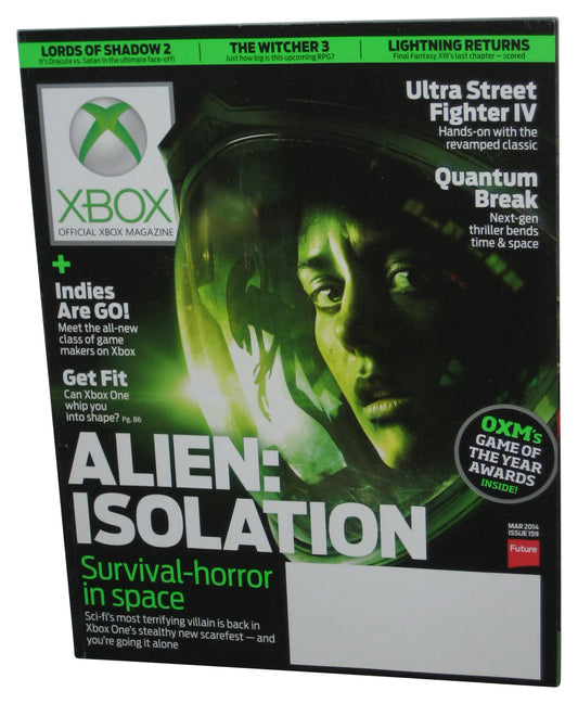 Xbox March 2014 Official Magazine Book Issue #159 - (Alien Isolation Cover)