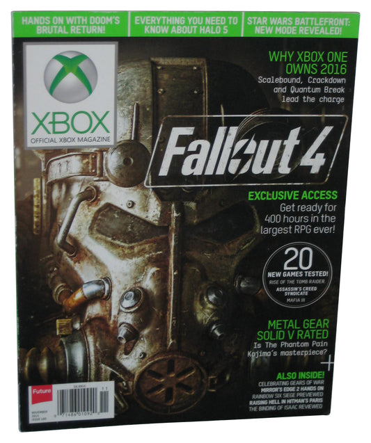 Xbox November 2015 Official Magazine Book Issue #180 - (TitanFall 2 Cover)