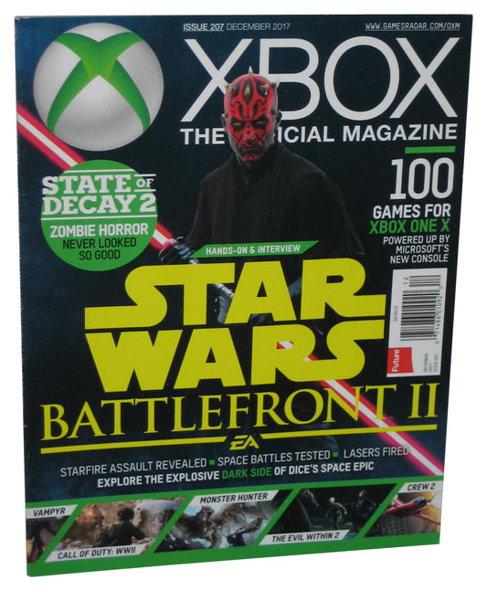 Xbox December 2017 Official Magazine Book Issue #207 - (Star Wars Battlefront II Cover)