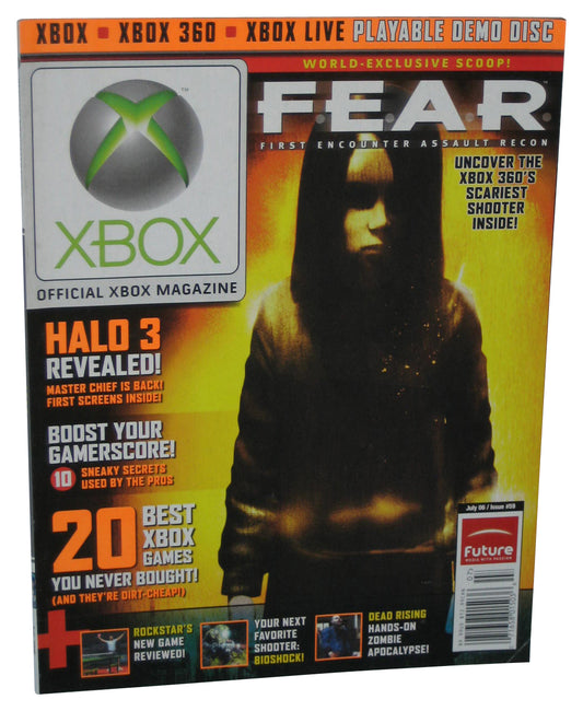 Xbox July 2006 Official Magazine Book Issue #59 - (Fear Cover)