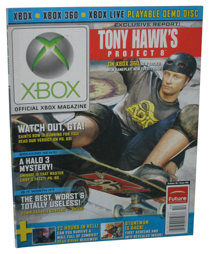 Xbox October 2006 Official Magazine Book Issue #62 - (Tony Hawk's Project 8 Cover)