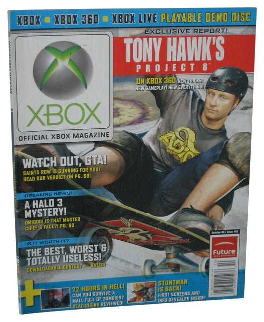 Xbox October 2006 Official Magazine Book Issue #62 - (Tony Hawk's Project 8 Cover)