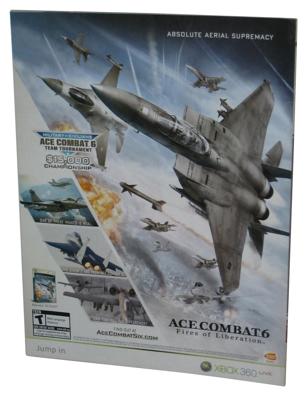 Xbox December 2007 Official Magazine Book Issue #77 - (Call of Duty 4 Cover  w/ Time Shift Advertisement)