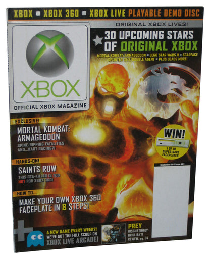 Xbox September 2006 Official Magazine Book Issue #61 - (Mortal Kombat Armageddon Cover)