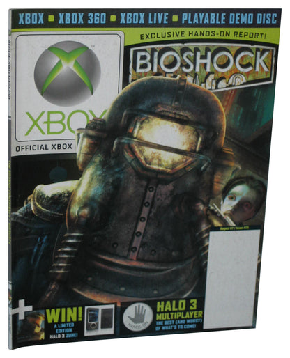 Xbox August 2007 Official Magazine Book Issue #73 - (Bioshock Cover)