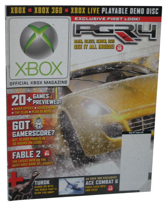 Xbox May 2007 Official Magazine Book Issue #70 - (PGR 4 Cover)