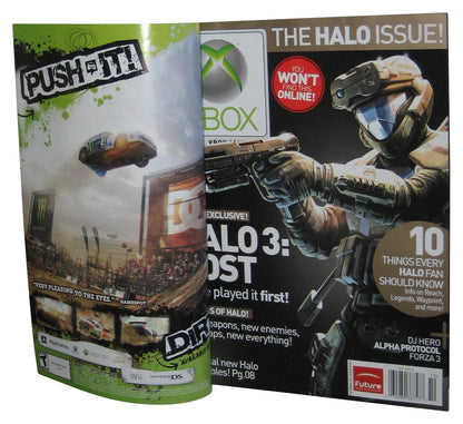 Xbox October 2009 Official Magazine Book Issue #101 - (Halo 3 ODST Cover w/ Dirt 2 Advertisement)