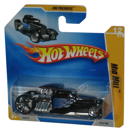 Hot Wheels 2009 New Models 12/42 Black Mid Mill Die-Cast Toy Car 012/190 - (Short Card)