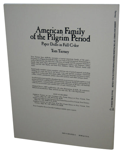 American Family of the Pilgrim Period (1987) Dover Paperback Book