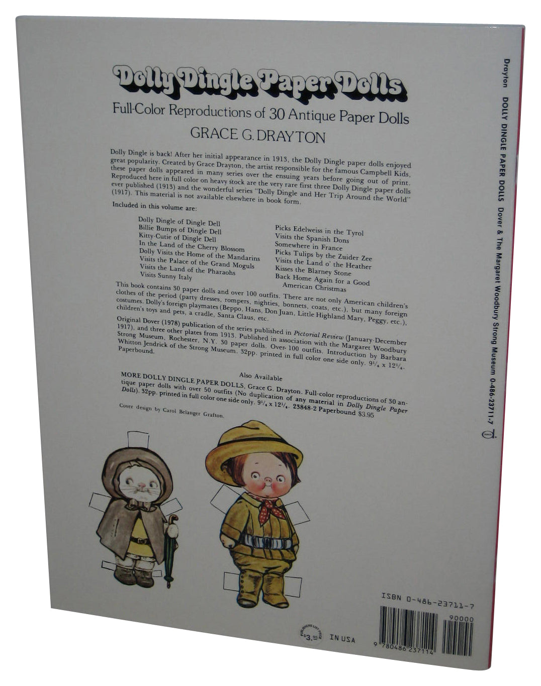 Dolly Dingle Paper Dolls (1978) Paperback Book - (Grace G. Drayton)