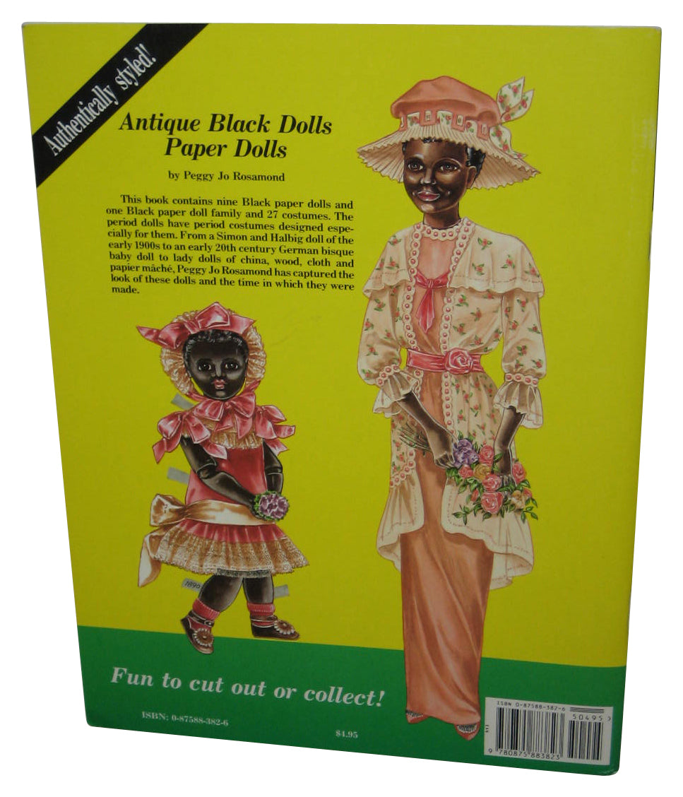 Antique Black Doll (1991) Paperback Book - (71 Cut-Outs)