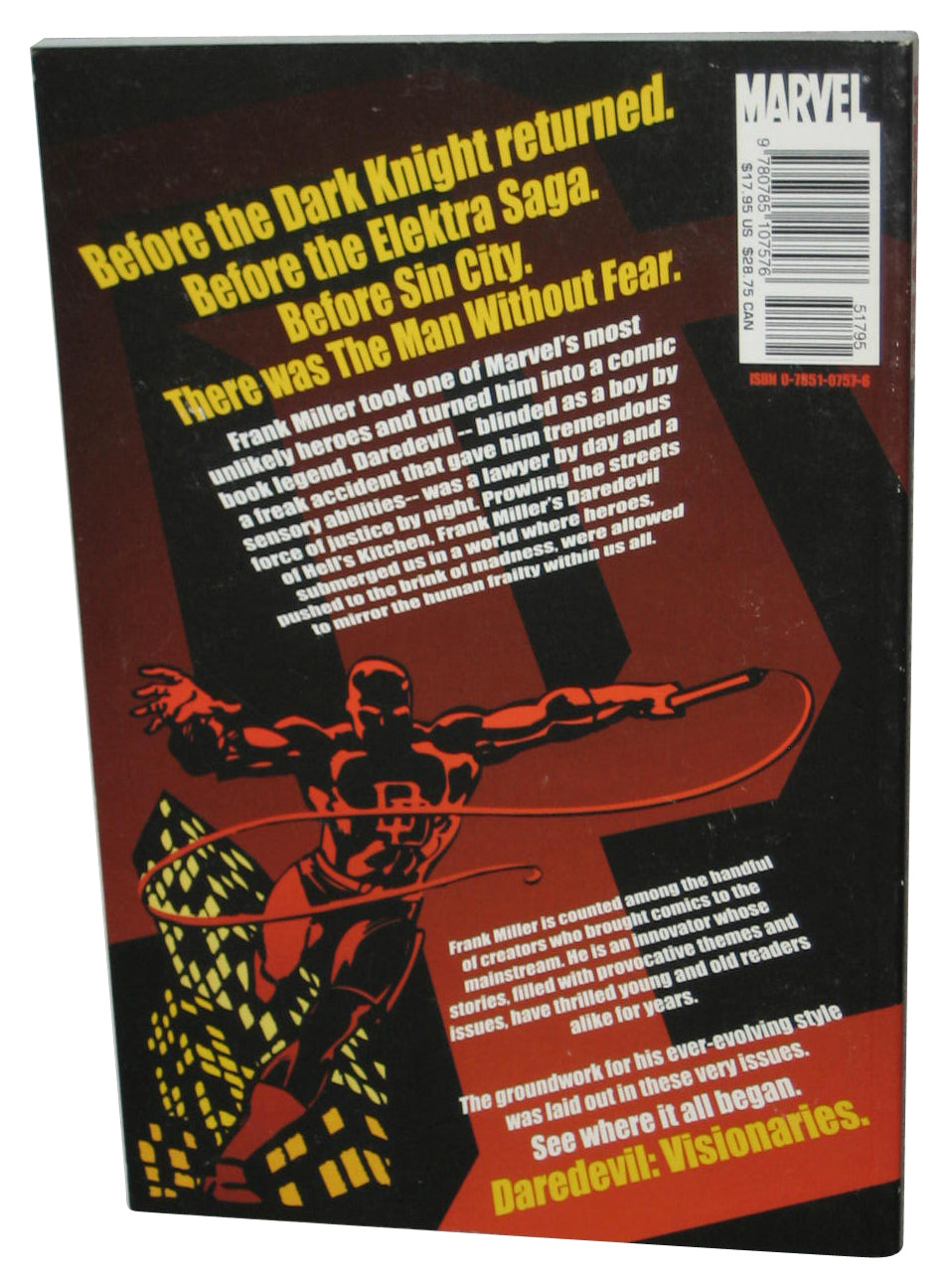 Marvel Daredevil Visionaries Frank Miller Vol. 1 (2002) Paperback Book