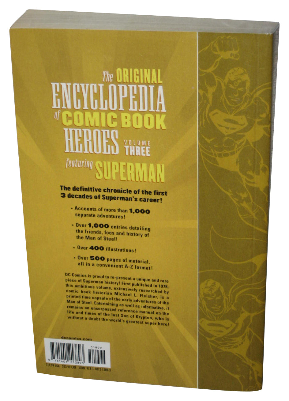 Original Encyclopedia of Comic Book Heroes Vol. 3 (2007) Superman Paperback Book