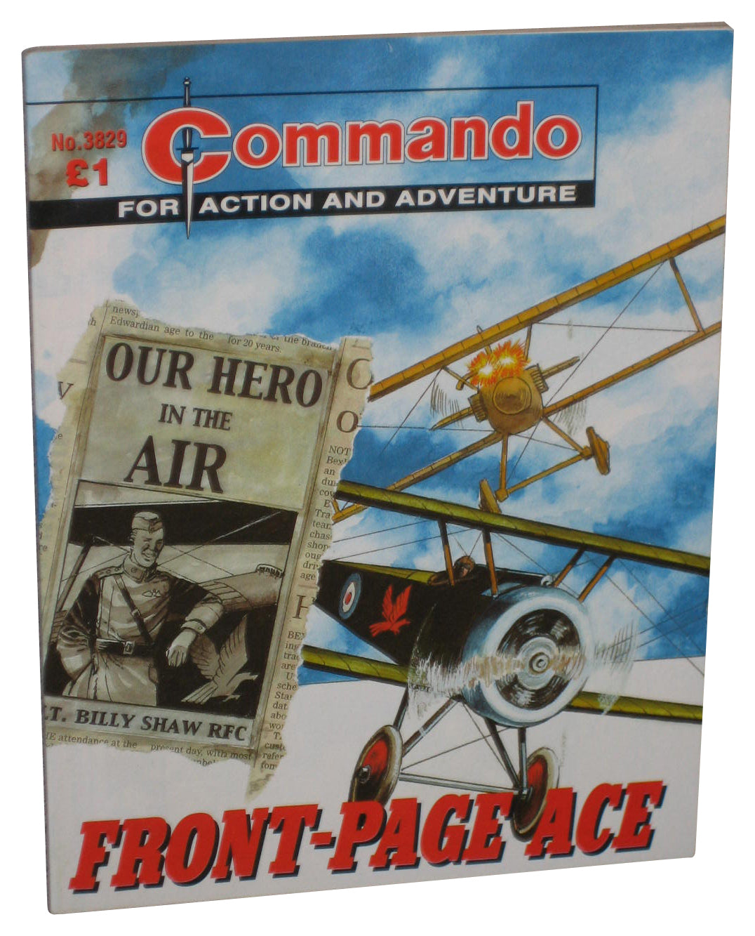 Command For Action And Adventure Front-Page Ace Paperback Book #3829