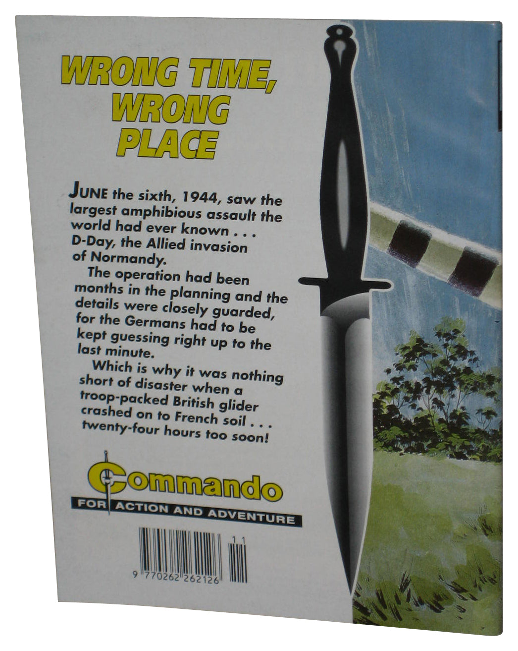 Command For Action And Adventure Wrong Time Wrong Place Paperback Book #3814