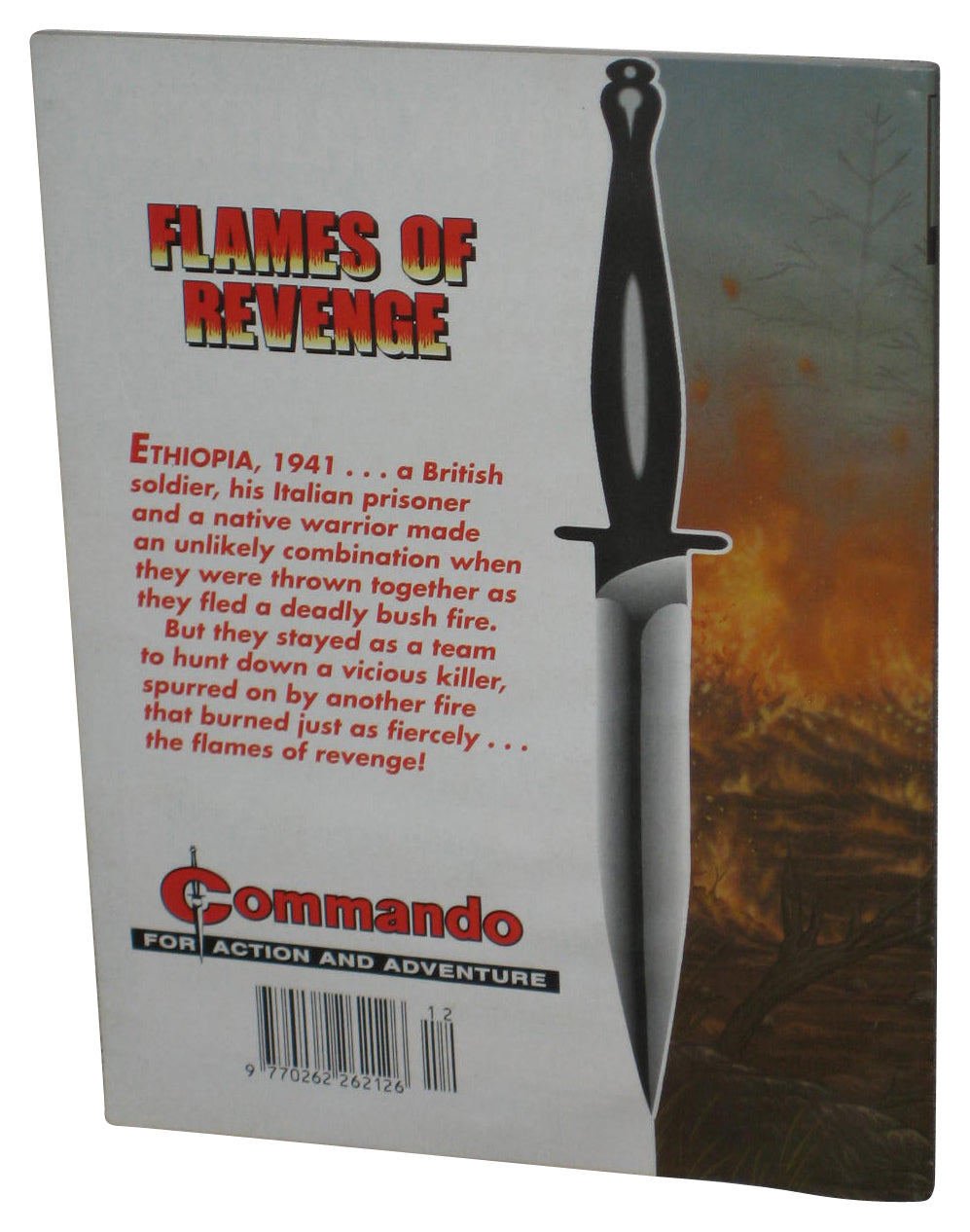 Command For Action And Adventure Flames of Revenge Paperback Book #3834